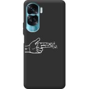 Черный чехол BoxFace Huawei Honor 90 Lite Pew Pew