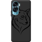 Черный чехол BoxFace Huawei Honor 90 Lite Wolf