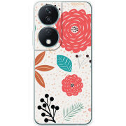 Чехол BoxFace Honor X7b Line Flowers