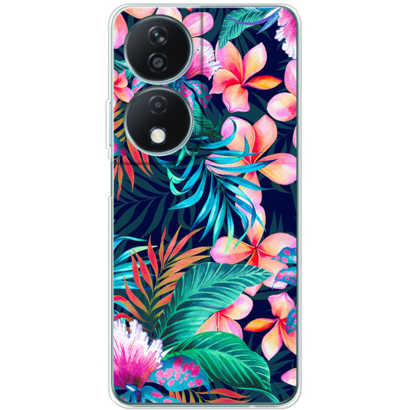 Чехол BoxFace Honor X7b flowers in the tropics