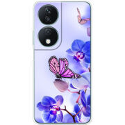 Чехол BoxFace Honor X7b Orchids and Butterflies