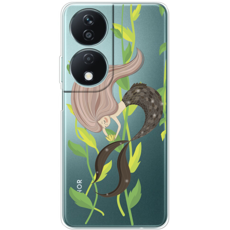 Прозрачный чехол BoxFace Honor X7b Cute Mermaid