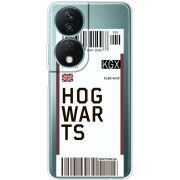 Прозрачный чехол BoxFace Honor X7b Ticket Hogwarts