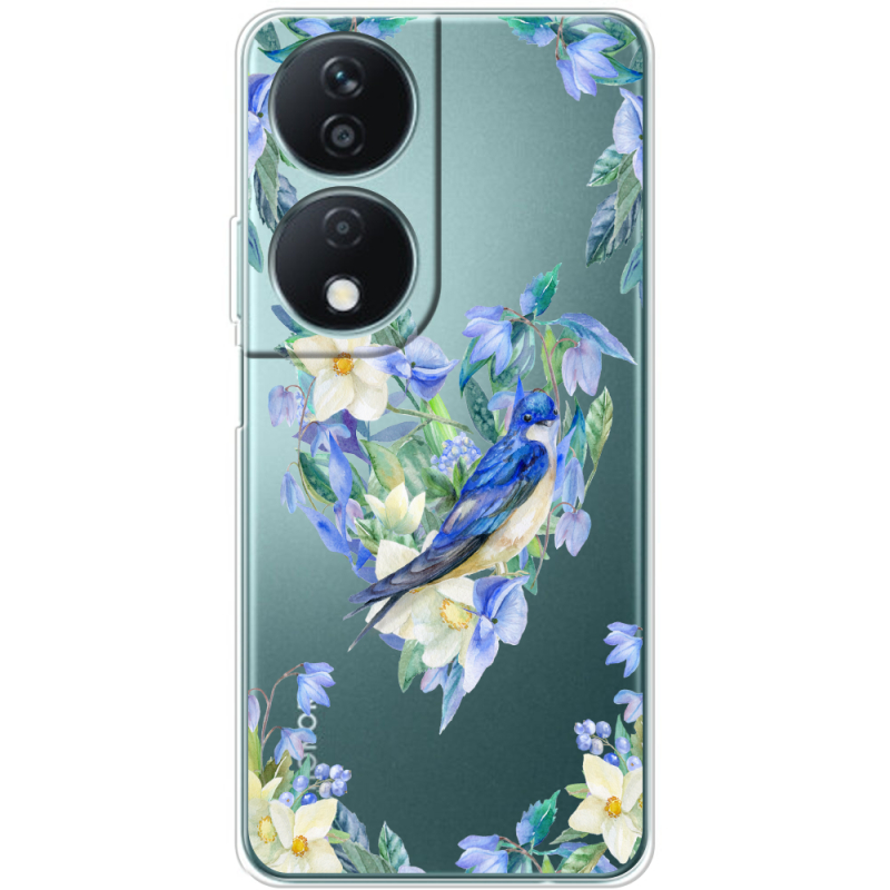 Прозрачный чехол BoxFace Honor X7b Spring Bird