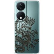 Прозрачный чехол BoxFace Honor X7b Chinese Dragon