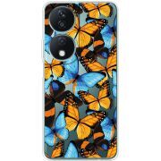 Прозрачный чехол BoxFace Honor X7b Butterfly Morpho