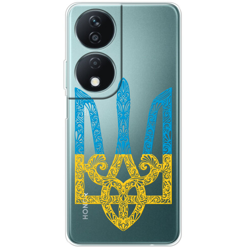 Прозрачный чехол BoxFace Honor X7b Gold Trident