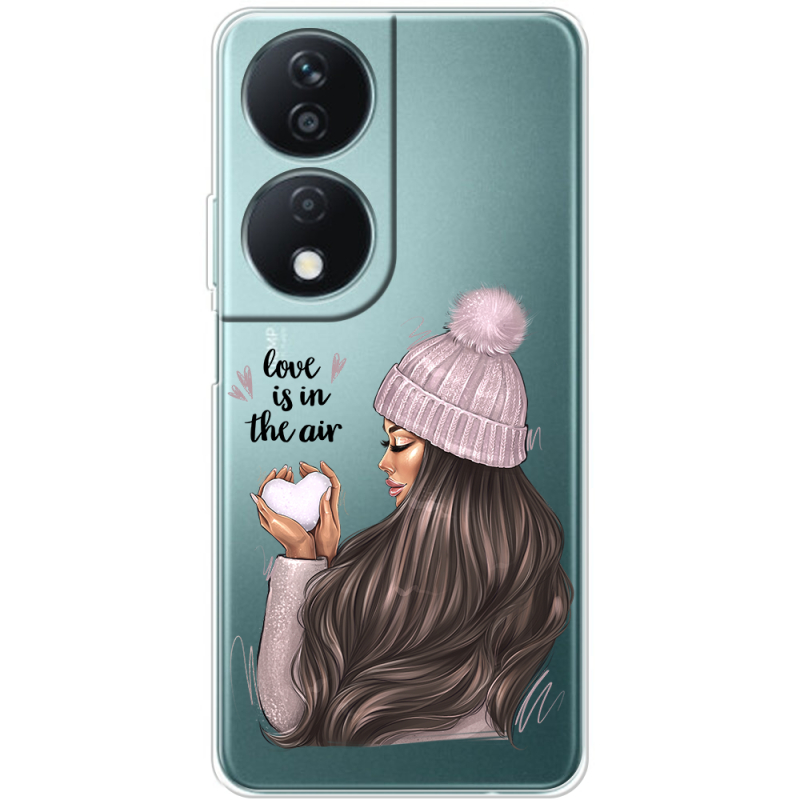 Прозрачный чехол BoxFace Honor X7b love is in the air