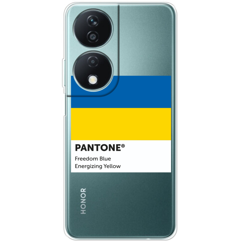 Прозрачный чехол BoxFace Honor X7b Pantone вільний синій