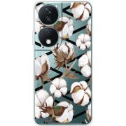 Прозрачный чехол BoxFace Honor X7b Cotton flowers