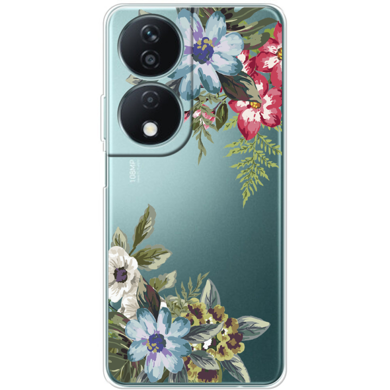 Прозрачный чехол BoxFace Honor X7b Floral