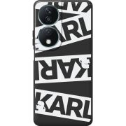 Черный чехол BoxFace Honor X7b White Karl