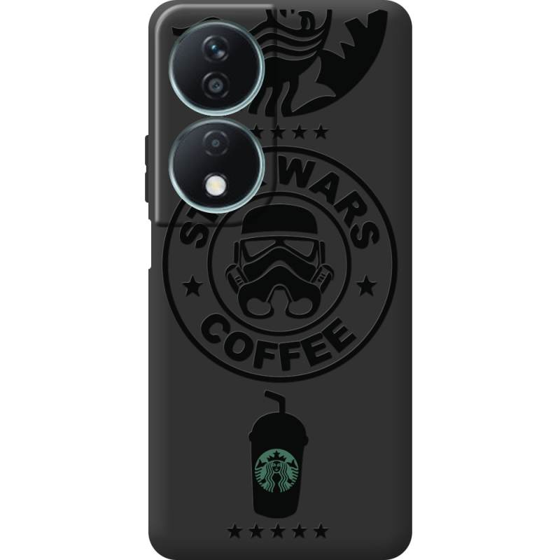 Черный чехол BoxFace Honor X7b Dark Coffee