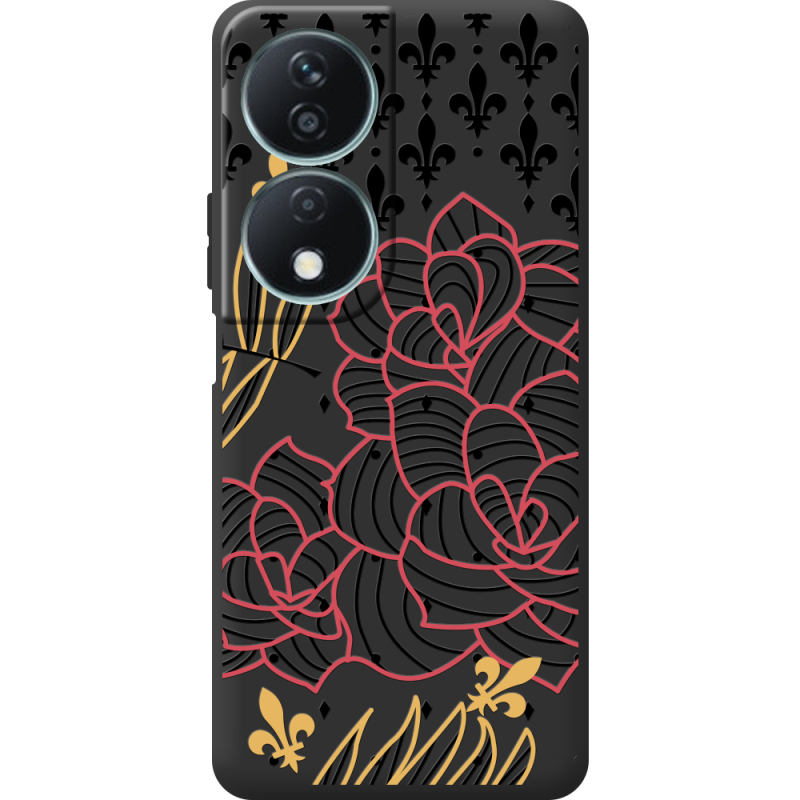 Черный чехол BoxFace Honor X7b FranceFlowers