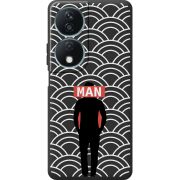 Черный чехол BoxFace Honor X7b Man Pattern