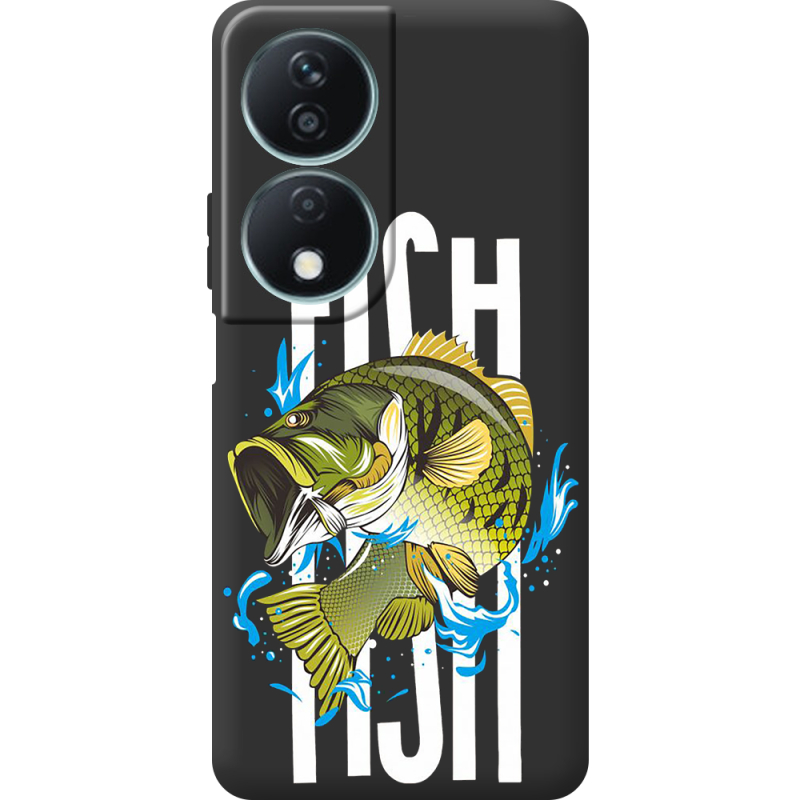 Черный чехол BoxFace Honor X7b Fish