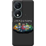 Черный чехол BoxFace Honor X7b Among Us Impostors