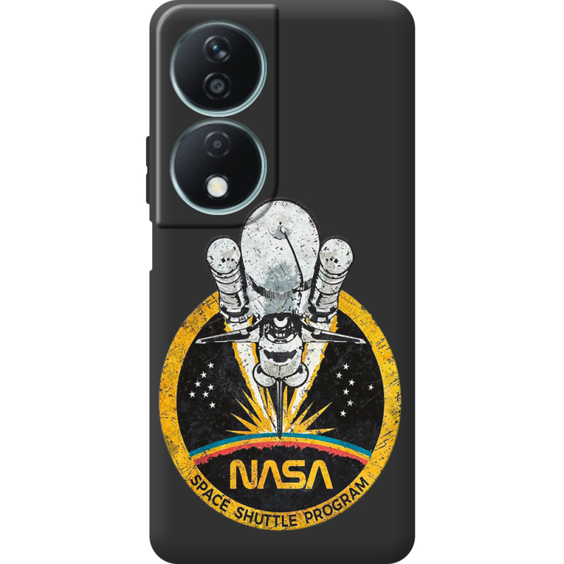 Черный чехол BoxFace Honor X7b NASA Spaceship