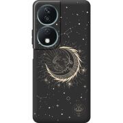 Черный чехол BoxFace Honor X7b Moon