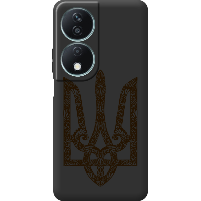 Черный чехол BoxFace Honor X7b Ukrainian Trident