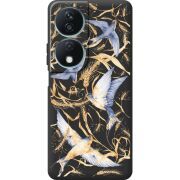 Черный чехол BoxFace Honor X7b Ластівки