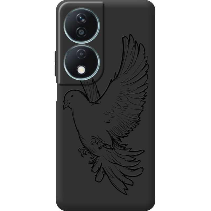 Черный чехол BoxFace Honor X7b Dove