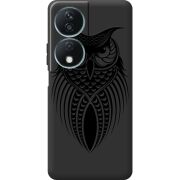 Черный чехол BoxFace Honor X7b Owl