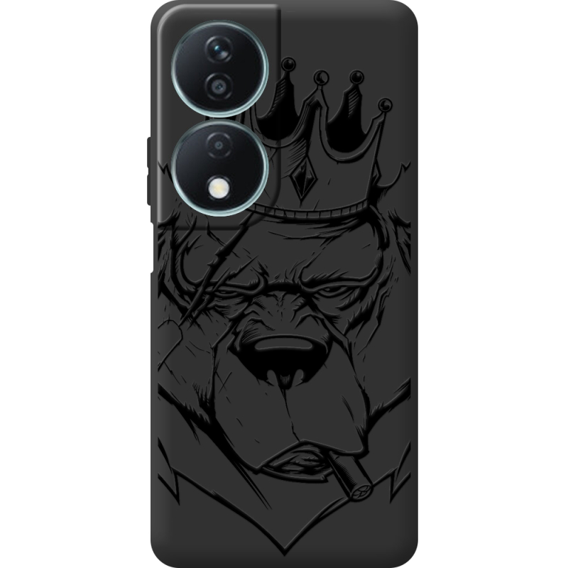 Черный чехол BoxFace Honor X7b Bear King