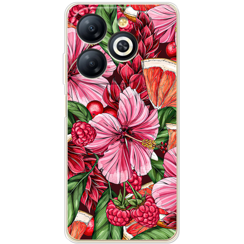 Чехол BoxFace Infinix Smart 8 Tropical Flowers