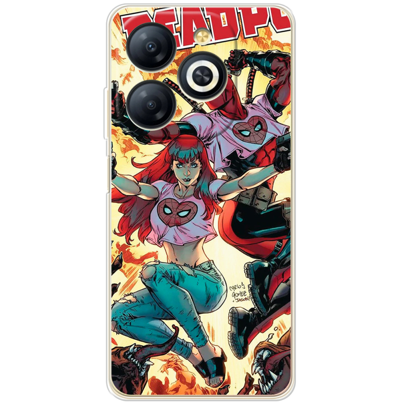Чехол BoxFace Infinix Smart 8 Deadpool and Mary Jane