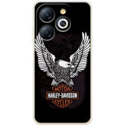 Чехол BoxFace Infinix Smart 8 Harley Davidson and eagle