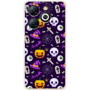 Чехол BoxFace Infinix Smart 8 Halloween Purple Mood