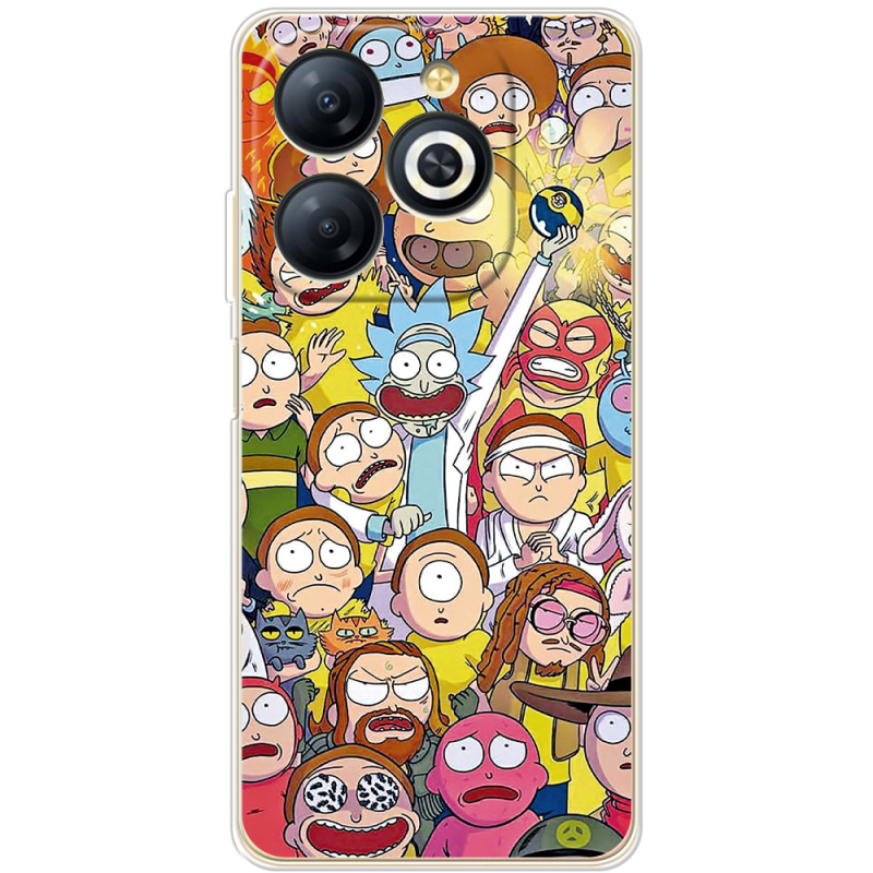 Чехол BoxFace Infinix Smart 8 Rick and Morty