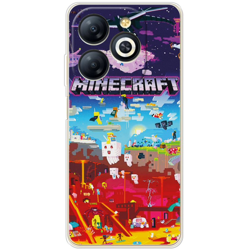 Чехол BoxFace Infinix Smart 8 Minecraft World Beyond