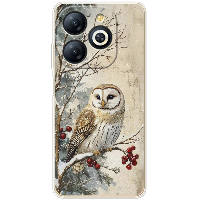 Чехол BoxFace Infinix Smart 8 Christmas Owl