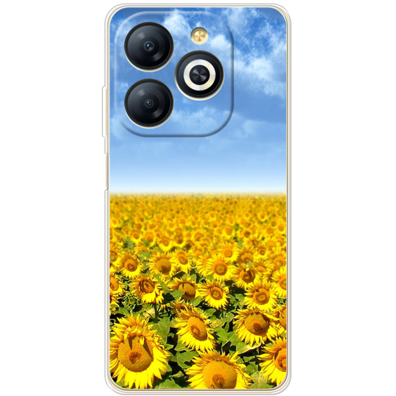 Чехол BoxFace Infinix Smart 8 Подсолнухи