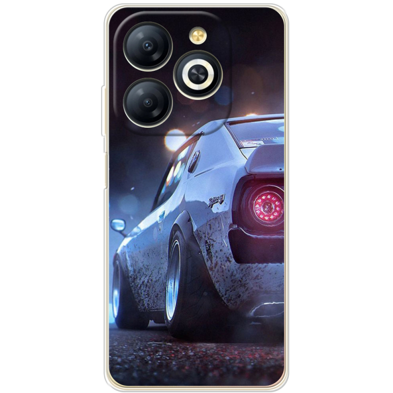 Чехол BoxFace Infinix Smart 8 Silver Car