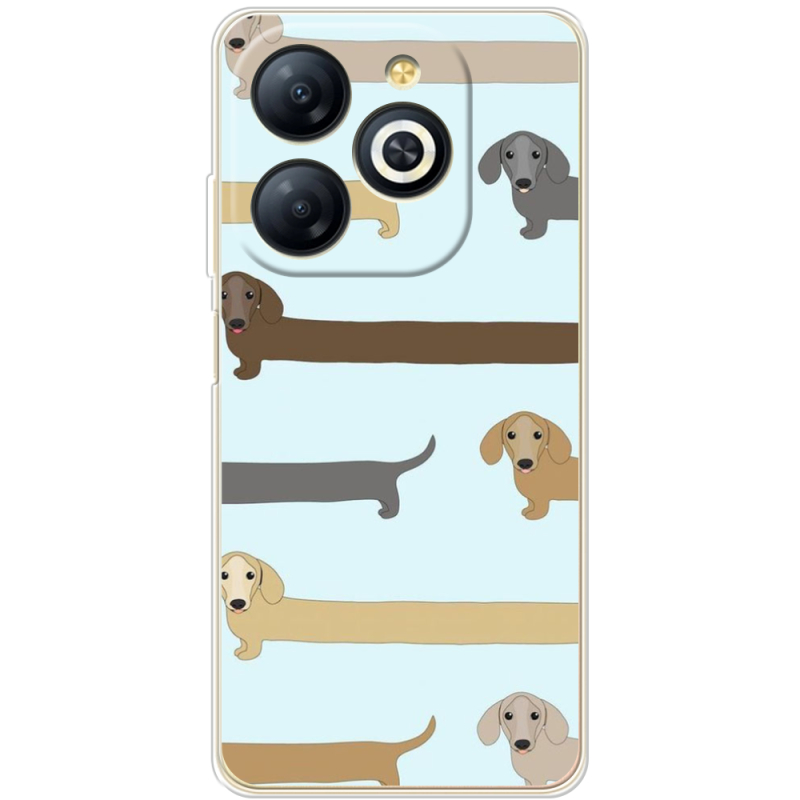 Чехол BoxFace Infinix Smart 8 Dachshund