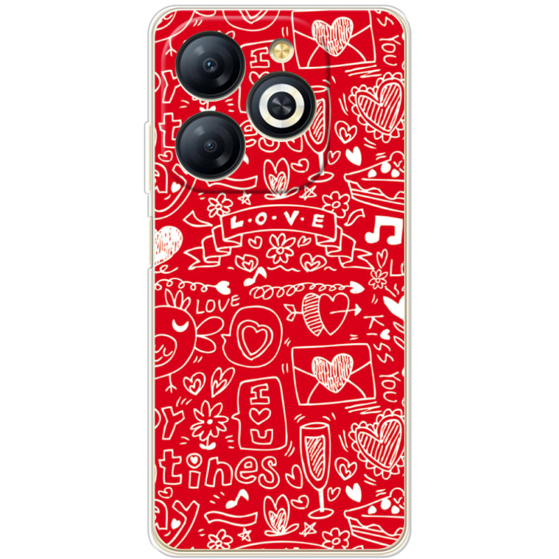 Чехол BoxFace Infinix Smart 8 Happy Valentines