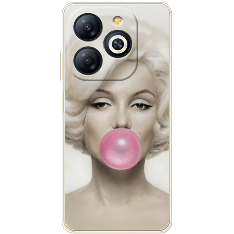 Чехол BoxFace Infinix Smart 8 Marilyn Monroe Bubble Gum