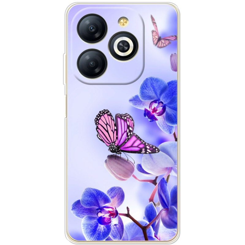 Чехол BoxFace Infinix Smart 8 Orchids and Butterflies