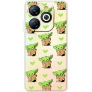 Прозрачный чехол BoxFace Infinix Smart 8 Pattern Baby Yoda