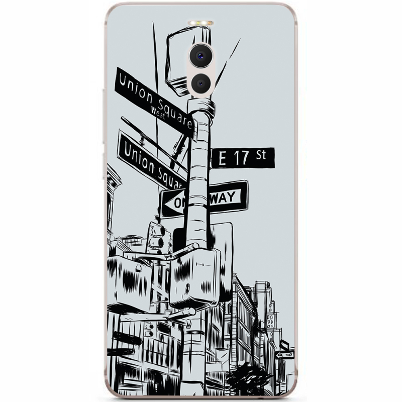 Чехол Uprint Meizu M6 Note 17 Street