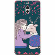 Чехол Uprint Meizu M6 Note Girl and deer