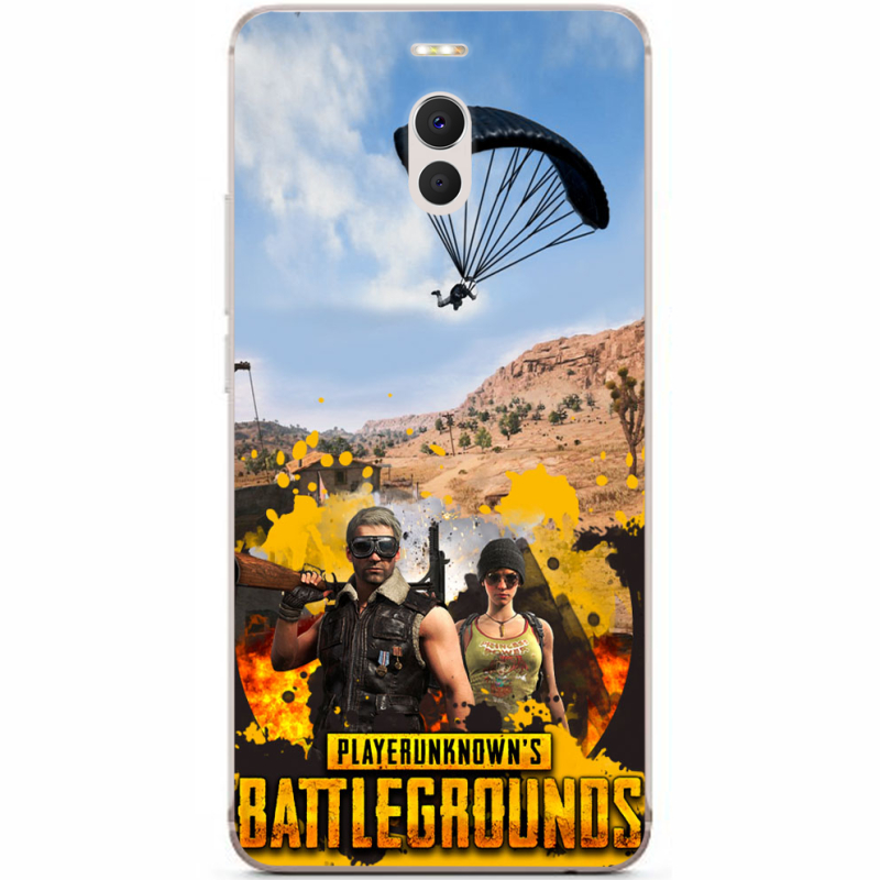Чехол Uprint Meizu M6 Note Pubg parachute