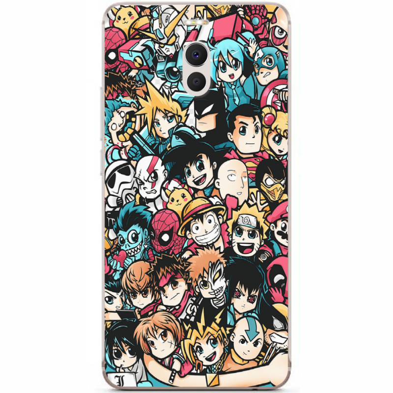 Чехол Uprint Meizu M6 Note Anime Stickers
