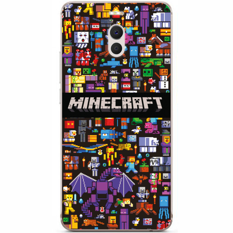 Чехол Uprint Meizu M6 Note Minecraft Mobbery