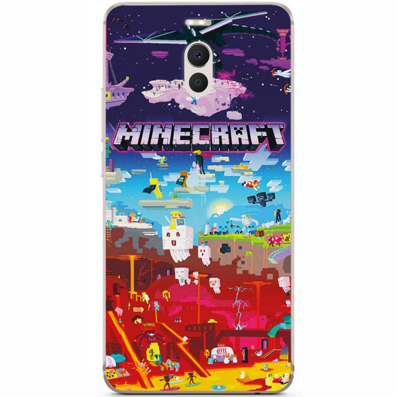 Чехол Uprint Meizu M6 Note Minecraft World Beyond