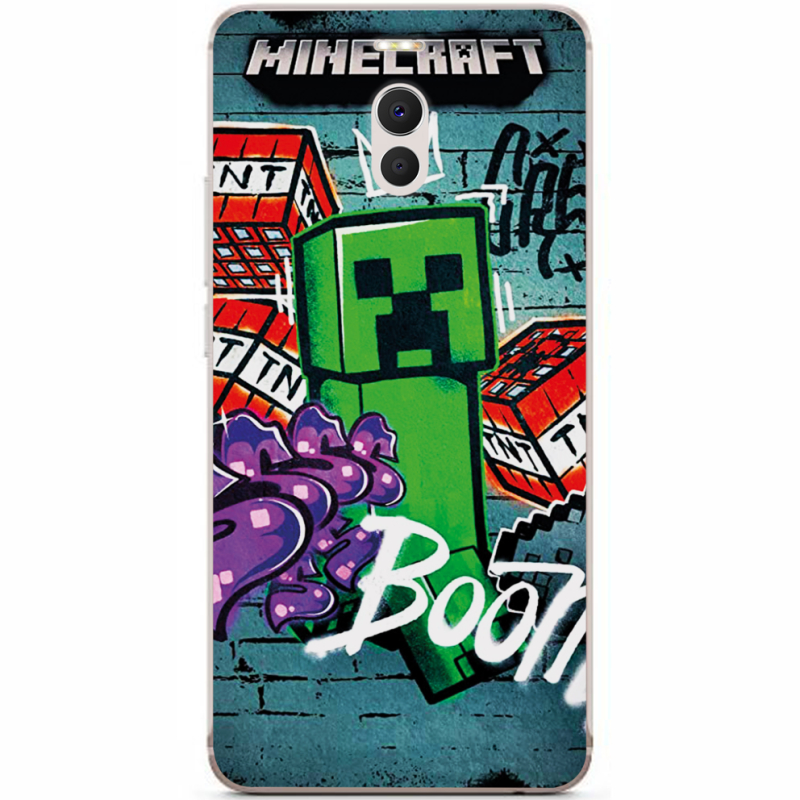 Чехол Uprint Meizu M6 Note Minecraft Graffiti