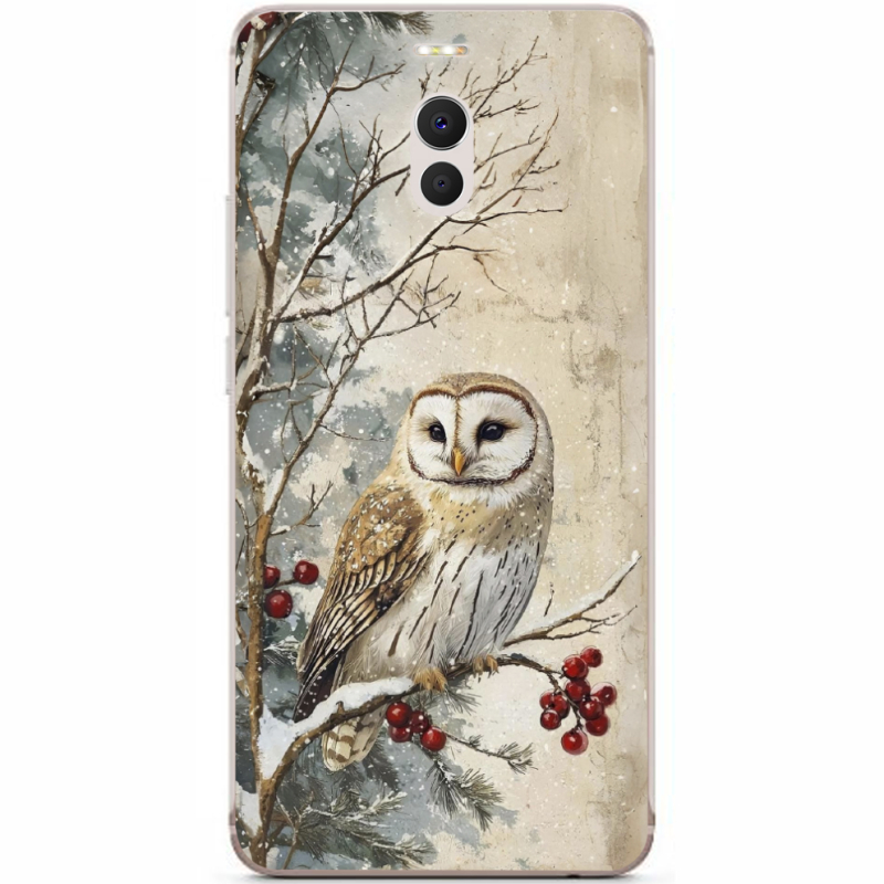 Чехол Uprint Meizu M6 Note Christmas Owl